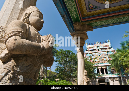 Sri Jambukeshwara Tempio Srirangam vicino a Trichy Tamil Nadu India Foto Stock