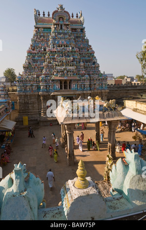 Sri Ranganathaswamy Tempio Srirangam vicino a Trichy Tamil Nadu India Foto Stock