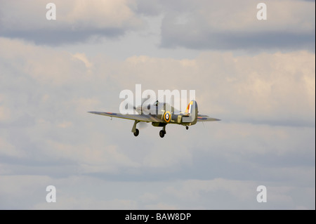 Hawker Hurricane del mare come si vede a Shuttleworth AirShow di primavera 2009 Foto Stock