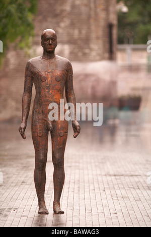 Antony Gormley statua Londra - Event Horizon, REGNO UNITO Foto Stock