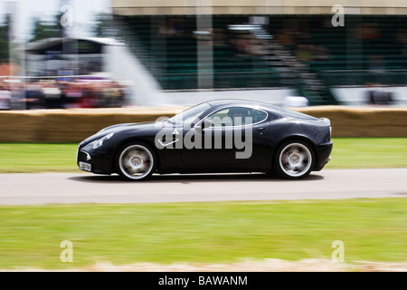 Alfa Romeo 8c racing al Goodwood Festival della velocità Foto Stock