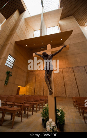 Gli interni della cattedrale di out Signora degli Angeli nel centro di Los Angeles Foto Stock