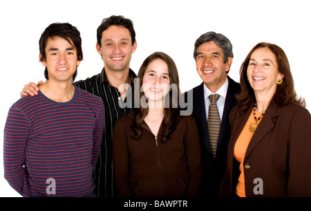 Happy Family Portrait Foto Stock