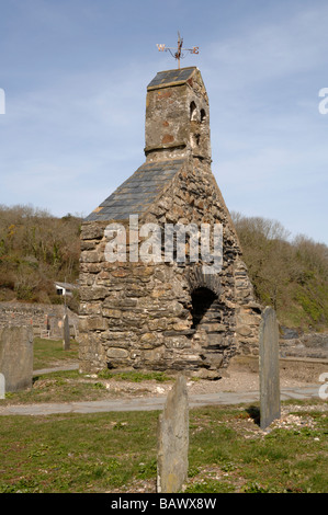 Cwm-yr-Eglwys, Pembrokeshire, Galles Foto Stock