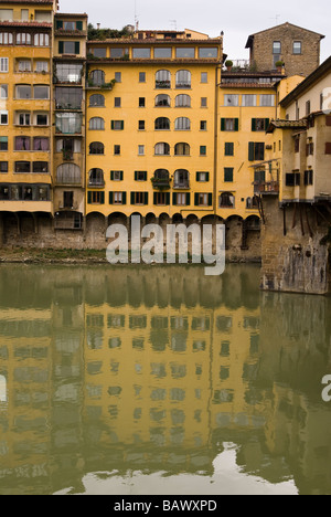 Ponte Vecchio a Firenze Foto Stock