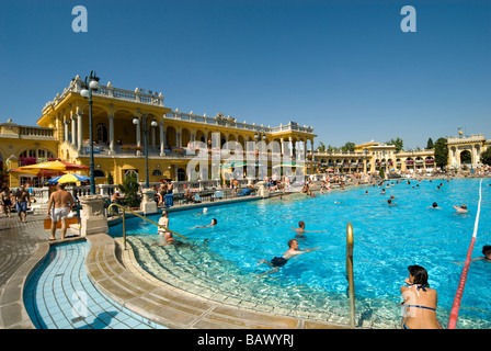 Szechenyi Bagni termali di Budapest Foto Stock