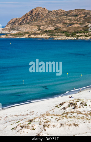 Spiaggia Perajola Desert des Agriates Corsica Francia Foto Stock