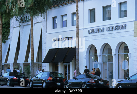 Boutique di Collins Avenue South Beach Miami Florida US Foto Stock