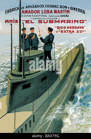 Anis 'El Submarino' Foto Stock