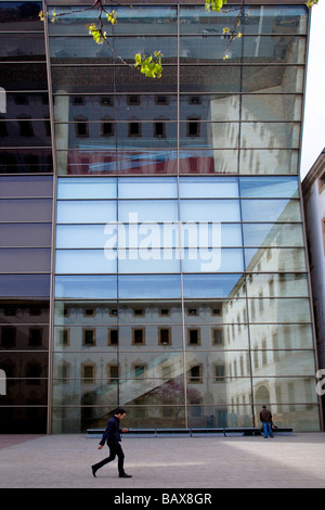 Barcellona centro per la cultura contemporanea situato nel quartiere del Raval nella Ciutat Vella distretto Catalunya Barcellona Spagna Foto Stock