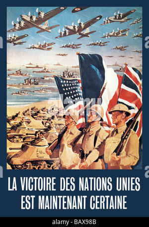 La Victoire des Nations Unies Foto Stock