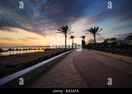 Bella spiaggia e l'oceano a sharm el sheikh egitto Foto Stock