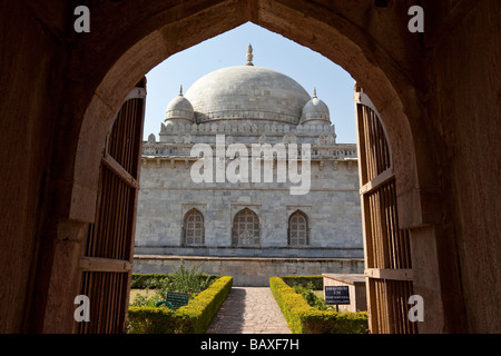 Hoshang Shahs tomba presso le rovine di Mandu nel Madhya Pradesh India Foto Stock