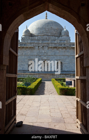 Hoshang Shahs tomba presso le rovine di Mandu nel Madhya Pradesh India Foto Stock