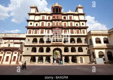 Raj Wada Mansion a Indore Madhya Pradesh India Foto Stock