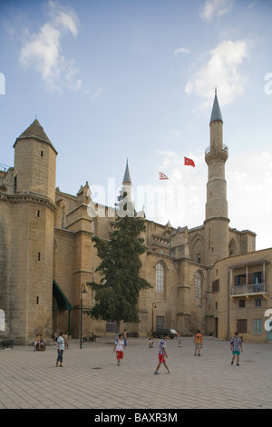 La Moschea Selimiye precedentemente San Sophia cattedrale, Lefkosia, Nicosia, Cipro Foto Stock