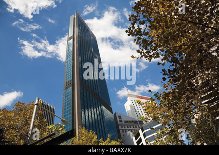 La AXA Australia importante compagnia di assicurazioni edificio che domina il CBD vicino al Circular Quay di Sydney New South Wales AUSTRALIA Foto Stock