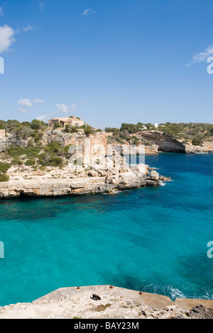 Cala Llombards Cove, Cala Llombards, Maiorca, isole Baleari, Spagna Foto Stock