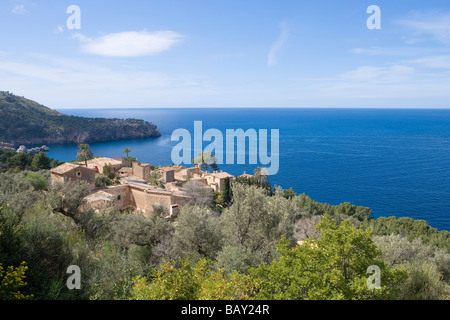 Finca in vista, Deia, Maiorca, isole Baleari, Spagna Foto Stock