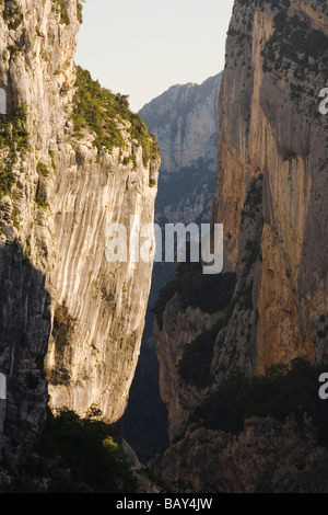 Grand Canyon du Verdon, punto di vista il punto sublime, Alpes-de-Haute-Provence, Provenza, Francia Foto Stock