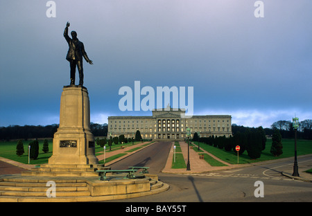 Irlanda del Nord gli edifici del Parlamento europeo noto come Stormont, Belfast, County Antrim, Irlanda del Nord, Regno Unito, Europa Foto Stock