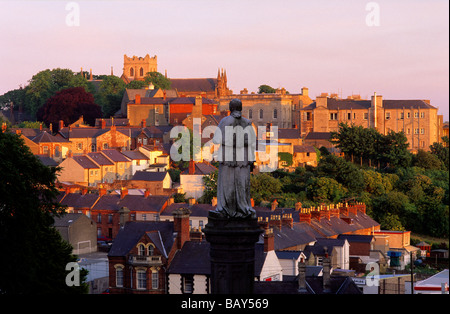 Vista di Armagh, nella contea di Armagh, Irlanda del Nord, Regno Unito, Europa Foto Stock