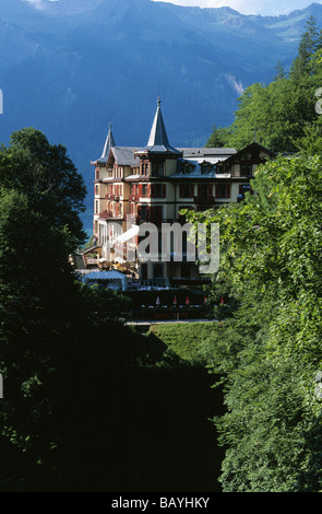 Grand Hotel Giessbach vicino a Brienz svizzera Foto Stock