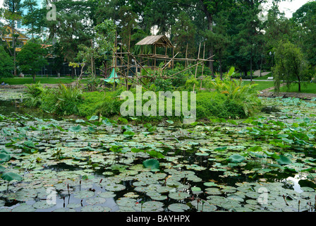 Giardino zoologico della città di Saigon. Foto Stock