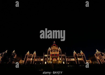 Il Parlamento dell'Assemblea legislativa degli edifici della British Columbia a Victoria, BC, Canada. BC Legislature a Victoria, British Columbia Canada. Foto Stock