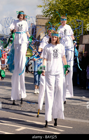 I bambini sfilano per Brighton 2009 Foto Stock