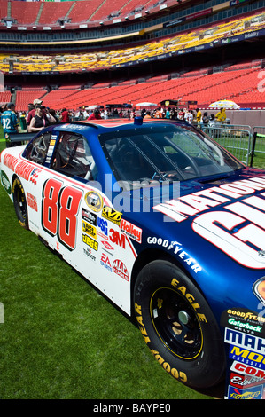 Dale Earnhardt Jr Nascar numero 88 guardia nazionale sponsorizzato race car Foto Stock