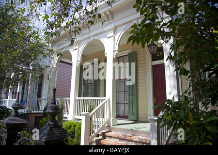 New Orleans in Louisiana una casa nel Quartiere Garden Foto Stock