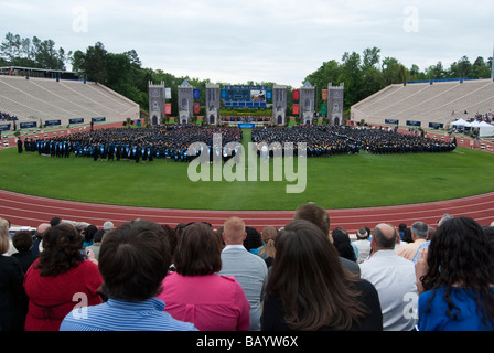 Cerimonia di inizio presso la Duke University Foto Stock