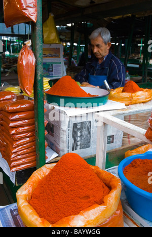 Spezie al mercato musulmano a Skopje Macedonia Europa Foto Stock