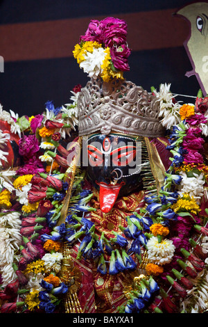 Dea Kali in Varanasi India Foto Stock