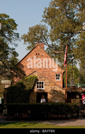 Il Cottage del Capitano Cook in Giardini Fitzroy Melbourne Victoria Australia Foto Stock