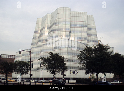 Architetto Frank Gehry's IAC World HQ, in Chelsea District di Manhattan a New York, da sud-ovest Foto Stock