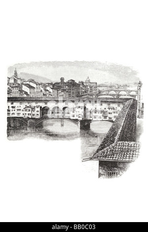 Il ponte vecchio Foto Stock