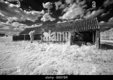 Immagine attraverso il 'Grande britannica" campagna shot in infrarosso, Gran Bretagna. Foto Stock