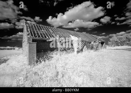 Immagine attraverso il 'Grande britannica" campagna shot in infrarosso, Gran Bretagna. Foto Stock