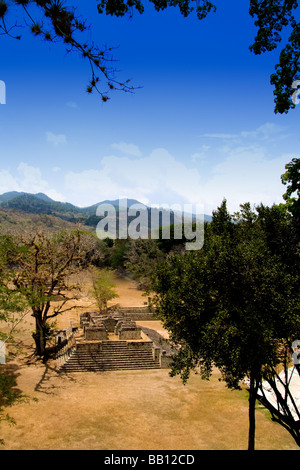 Favolose rovine Maya di civiltà Maya Copan in Honduras Foto Stock