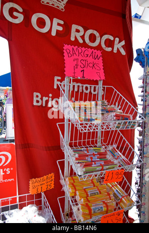 Brighton Rock per la vendita in un negozio, Brighton East Sussex England Regno Unito Foto Stock