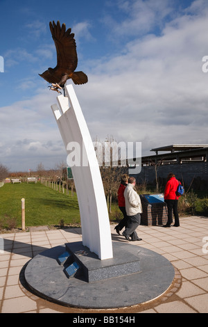 Ponte aereo di Berlino memoriale, National Memorial Arboretum, Alrewas, Staffordshire Foto Stock