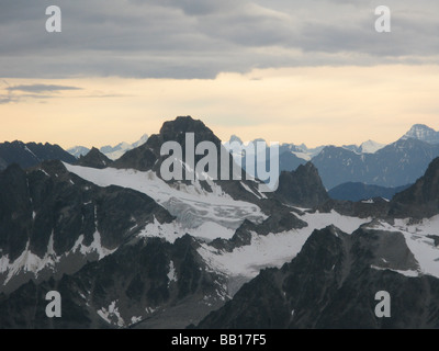 Antenna alaska mountain range immagine Foto Stock