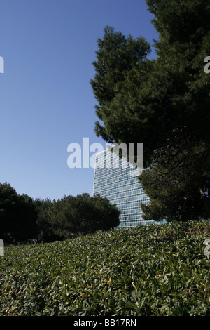 Ufficio moderno blocco in zona Eur a Roma Italia Foto Stock