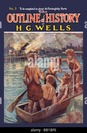 Il contorno della storia da HG Wells,n. 3: tragedia Foto Stock