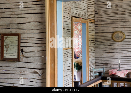 Tornio visibile alla Nellis Taverna sito storico St Johnsville nello stato di New York Montgomery County Foto Stock