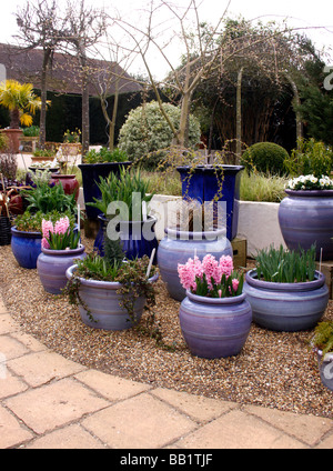 Contenitore GIARDINO IN PRIMAVERA A RHS Wisley. Foto Stock