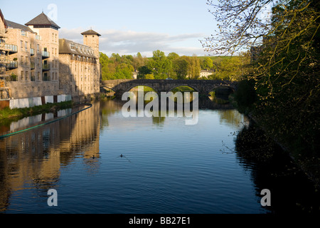 Waterside vivere a Kendal Foto Stock