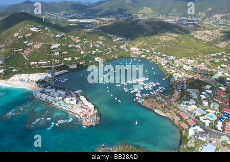 Sint Maarten Oyster Pond Foto Stock